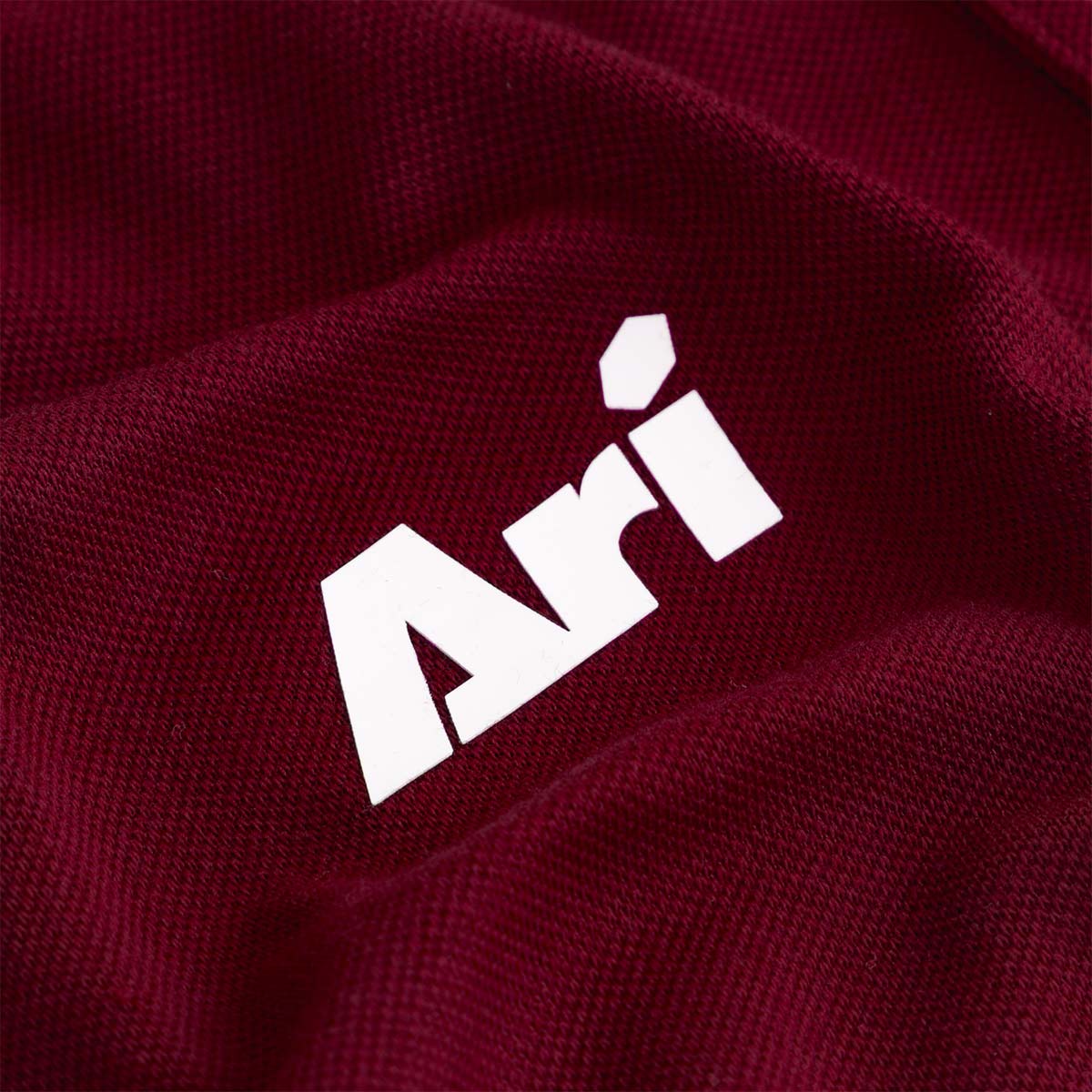 ARI ADEPT SMART POLO - BURGUNDY/WHITE/BURGUNDY