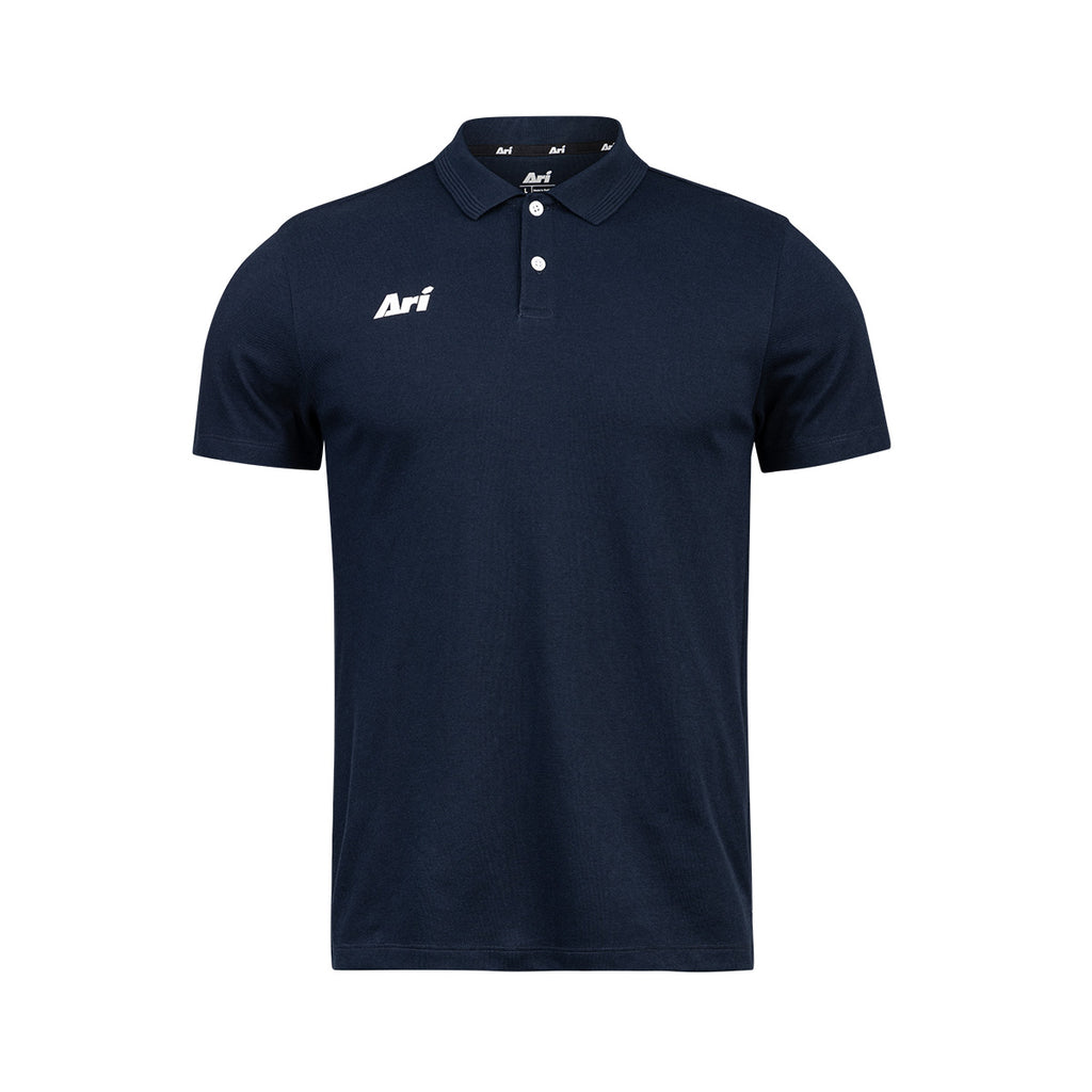 ARI ADEPT SMART POLO -  NAVY/WHITE/ NAVY