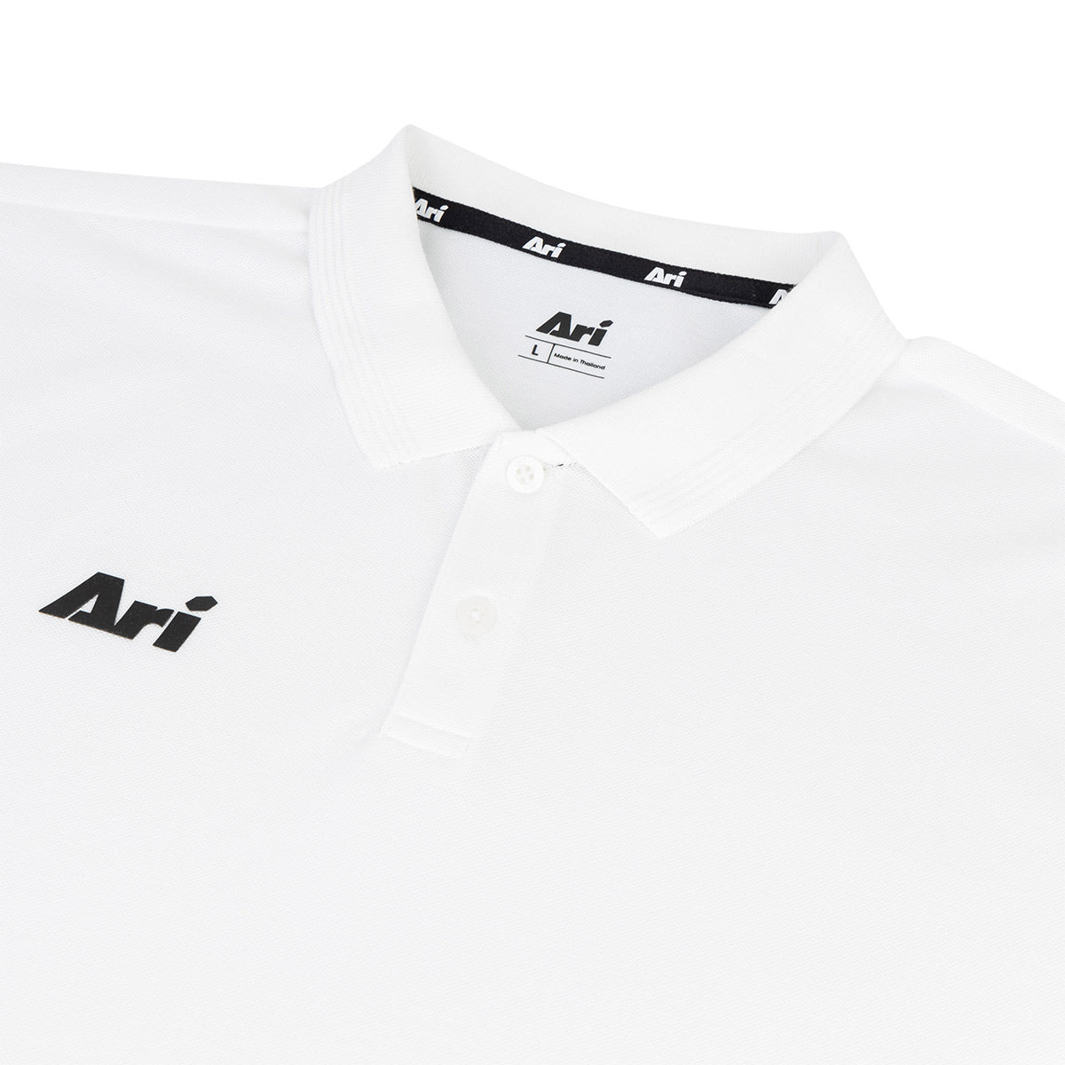 ARI ADEPT SMART POLO - WHITE/BLACK/WHITE