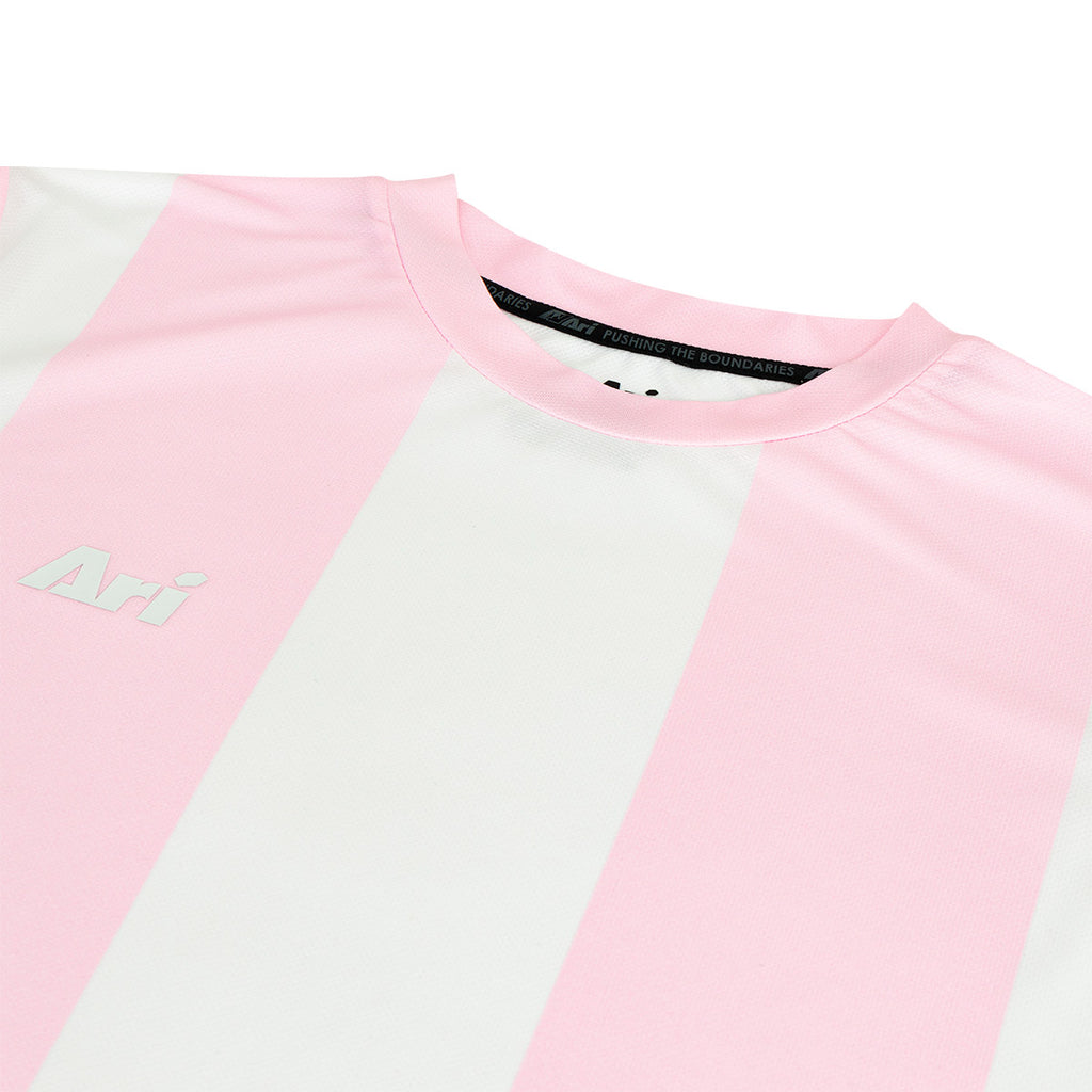 ARI ADEPT STRIPES TEAM JERSEY - PINK/WHITE/WHITE