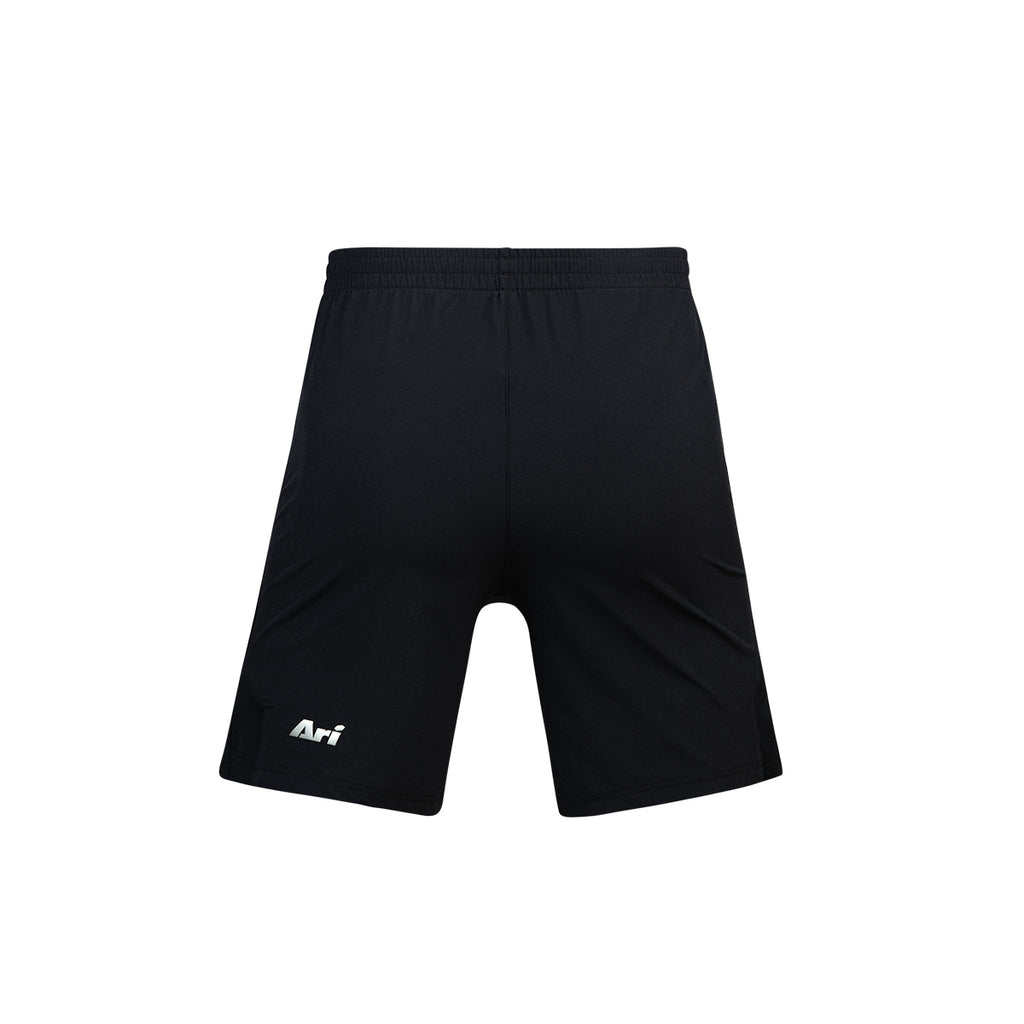 ARI ADEPT TEAM SHORTS - BLACK/BLACK/SILVER