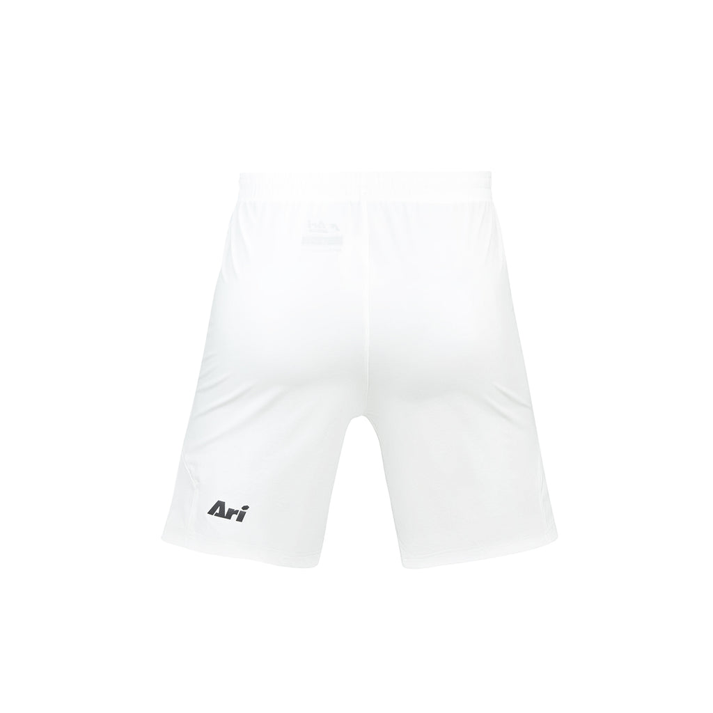 ARI ADEPT TEAM SHORTS - WHITE/WHITE/BLACK