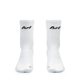 Ari Adept Terry Running Crew Socks White Black White