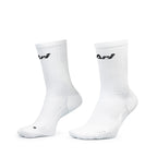Ari Adept Terry Running Crew Socks White Black White