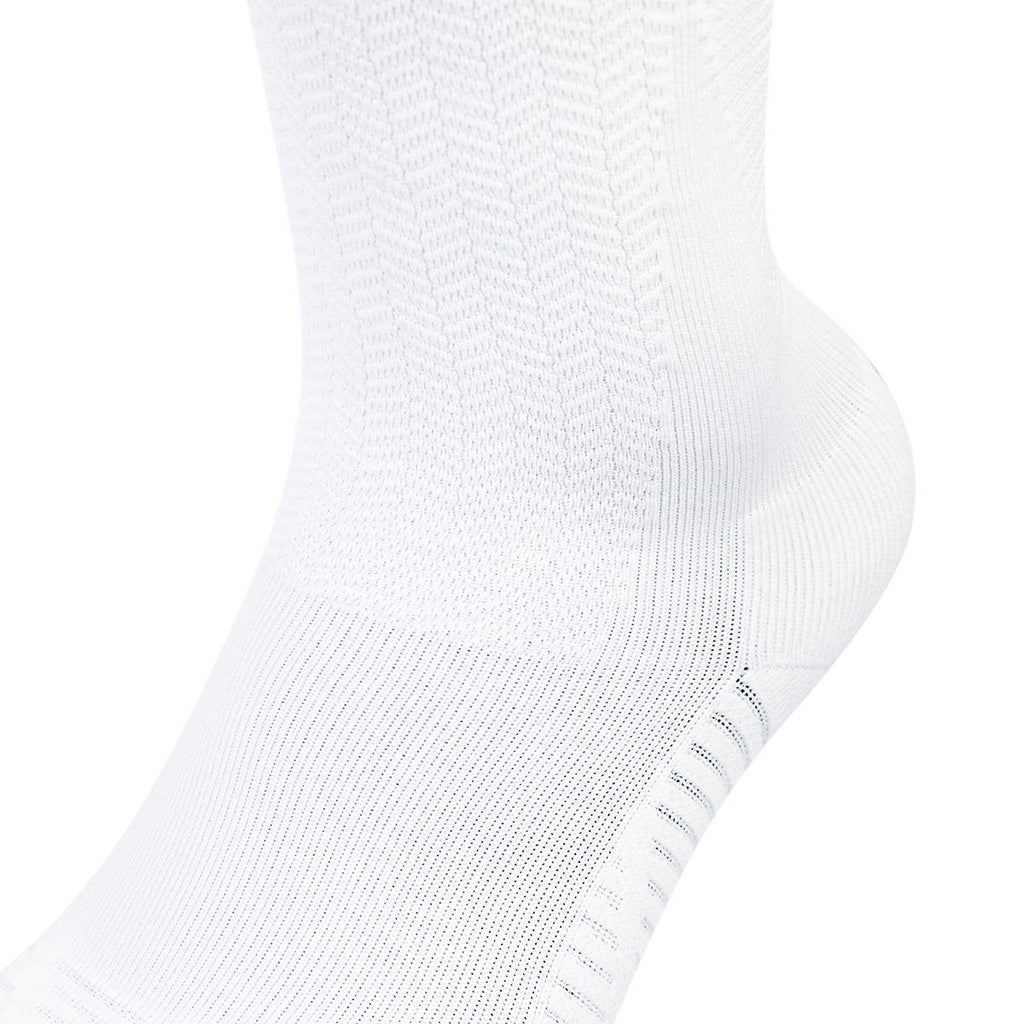 Ari Adept Terry Running Crew Socks White Black White