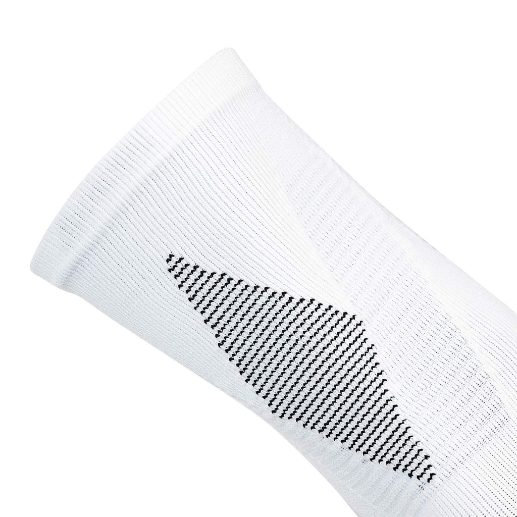 Ari Adept Terry Running Crew Socks White Black White