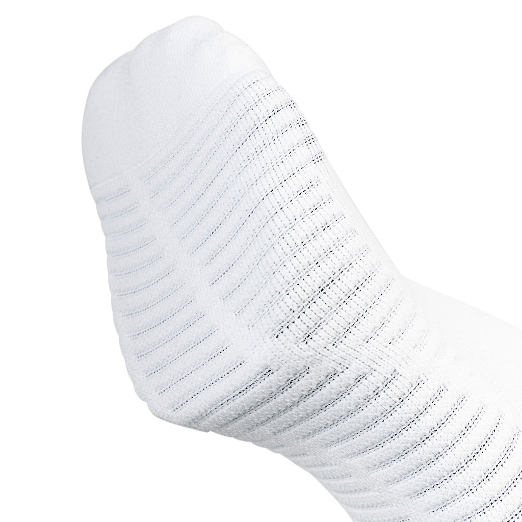 Ari Adept Terry Running Crew Socks White Black White