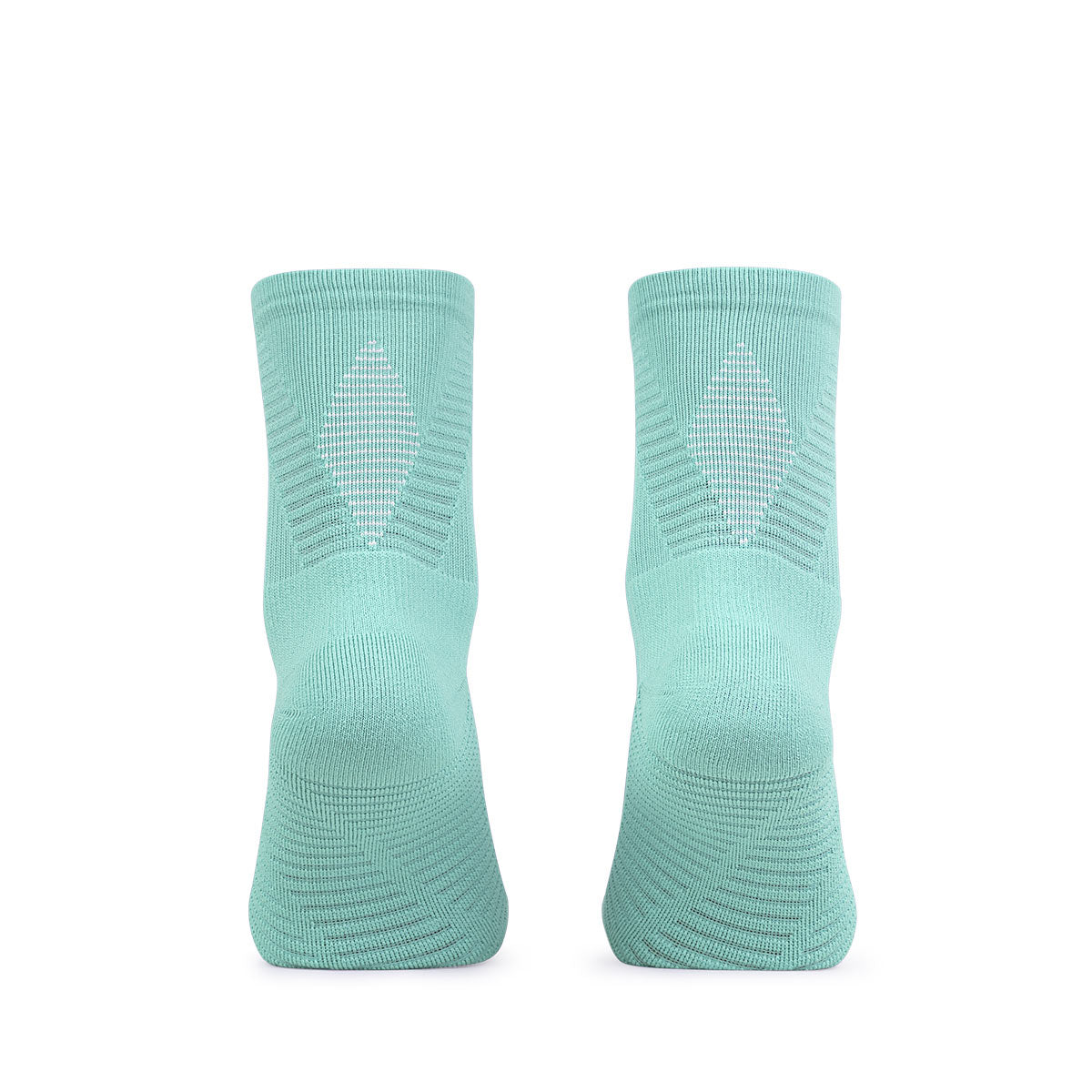 Ari Adept Terry Running Qtr Socks Stone White Stone