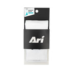 Ari Adept Terry Running Qtr Socks White Black White