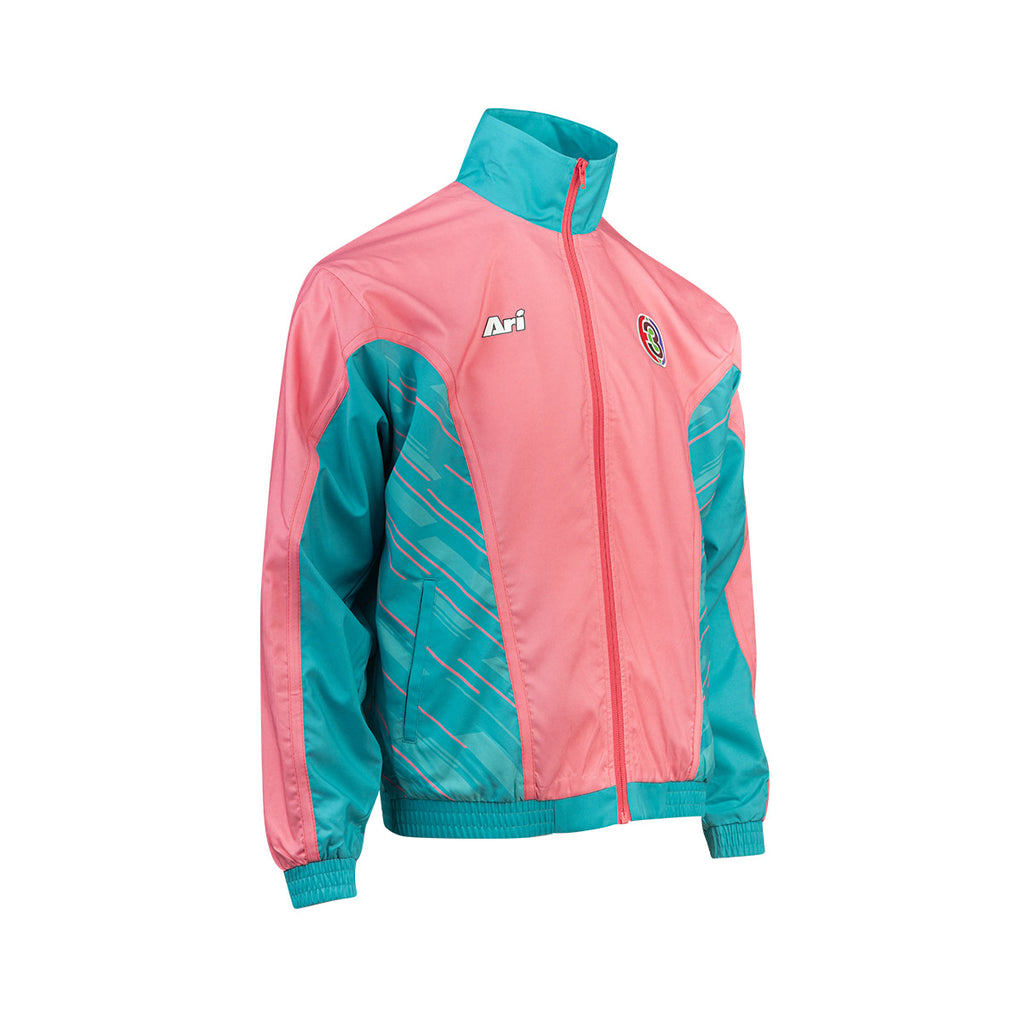 ARI CH3 56ANNIV PUNCH TEAM JACKET - PUNCH PINK/TURQUOISE/WHITE