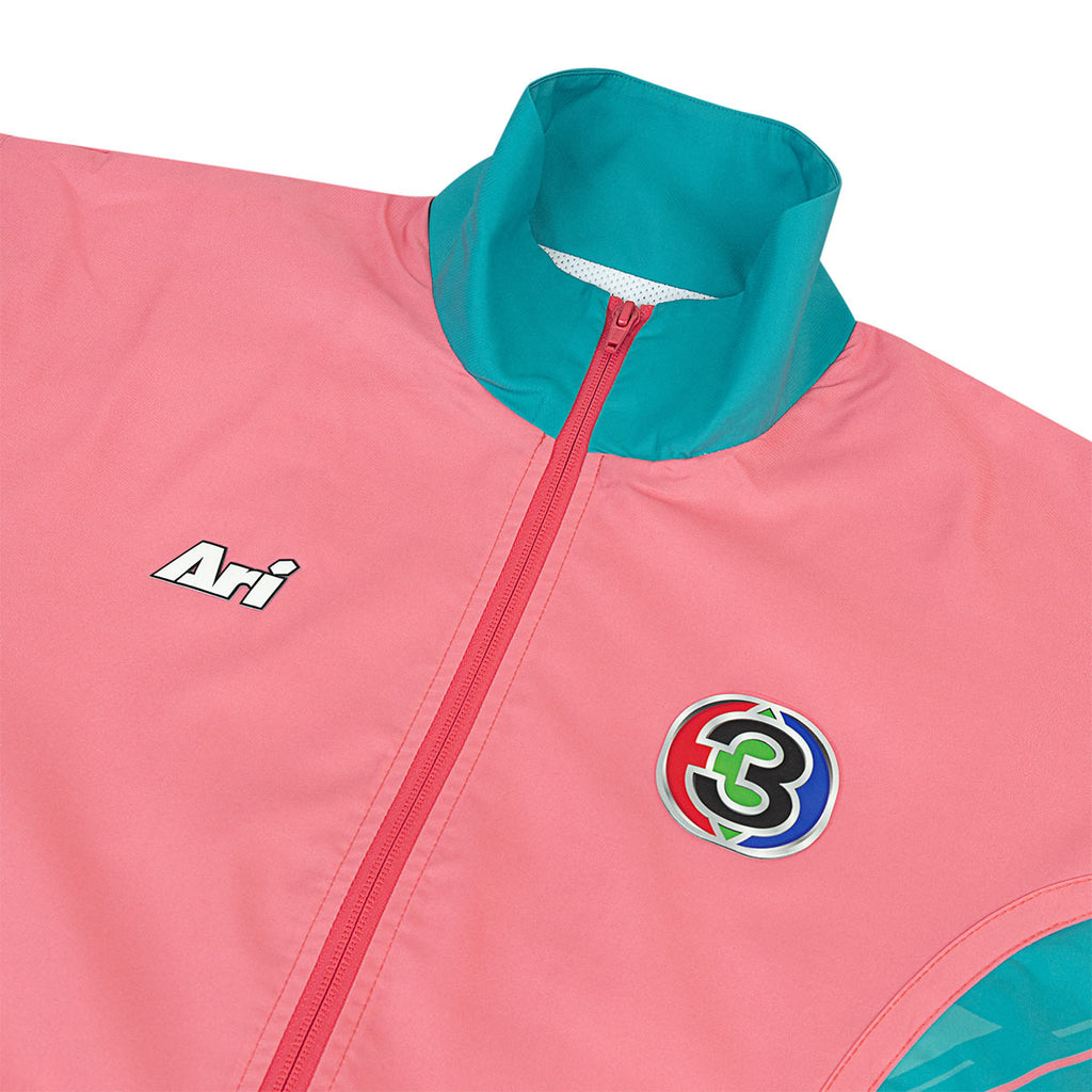 ARI CH3 56ANNIV PUNCH TEAM JACKET - PUNCH PINK/TURQUOISE/WHITE