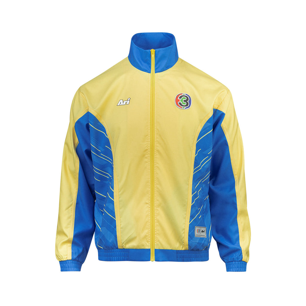 ARI CH3 56ANNIV TURMERIC TEAM JACKET - TURMERIC YELLOW/SAPPHIRE BLUE/WHITE