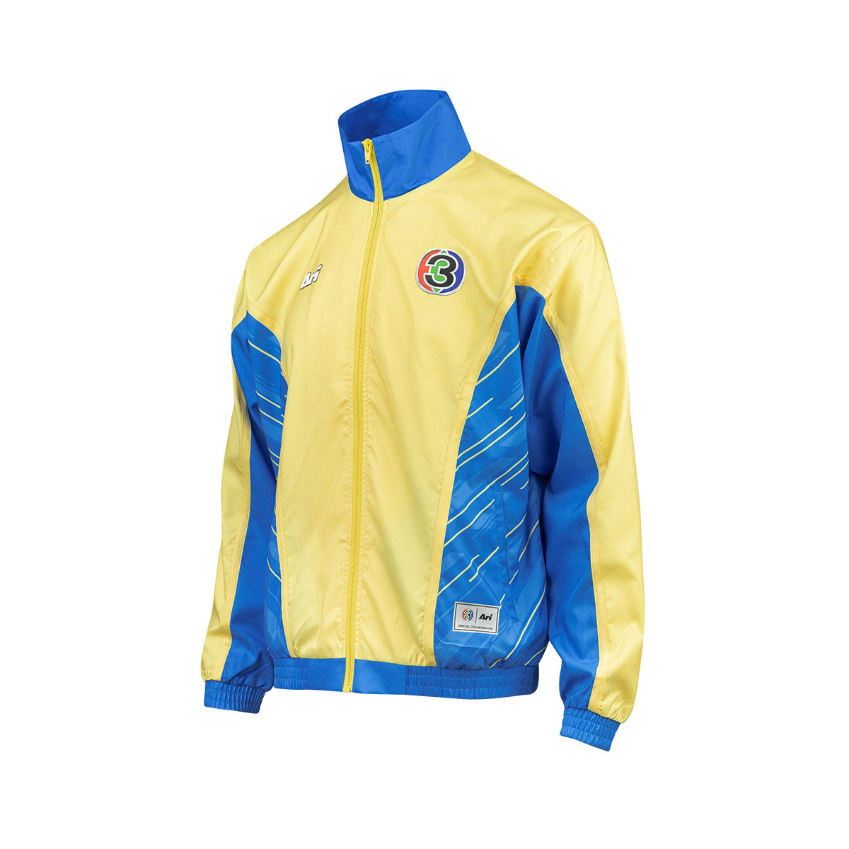 ARI CH3 56ANNIV TURMERIC TEAM JACKET - TURMERIC YELLOW/SAPPHIRE BLUE/WHITE