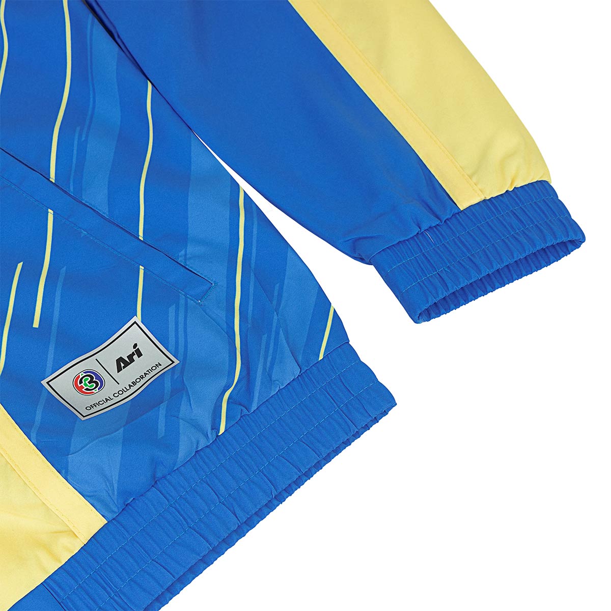 ARI CH3 56ANNIV TURMERIC TEAM JACKET - TURMERIC YELLOW/SAPPHIRE BLUE/WHITE