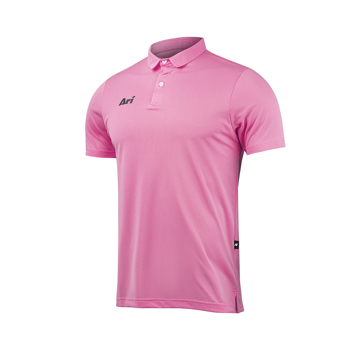 ARI CLASSIC BREATHABLE POLO - BLOSSOM PINK/BLACK