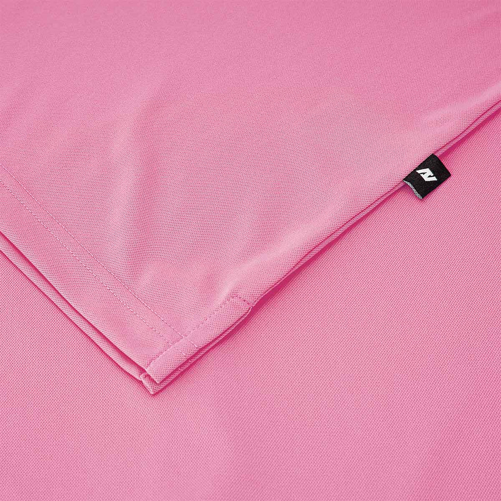 ARI CLASSIC BREATHABLE POLO - BLOSSOM PINK/BLACK