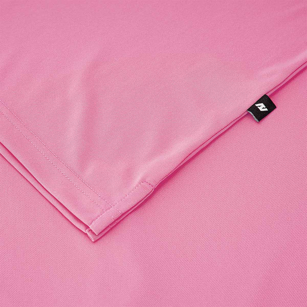 ARI CLASSIC BREATHABLE POLO - BLOSSOM PINK/BLACK