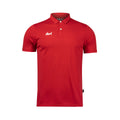 ARI CLASSIC BREATHABLE POLO - LAVA RED/WHITE