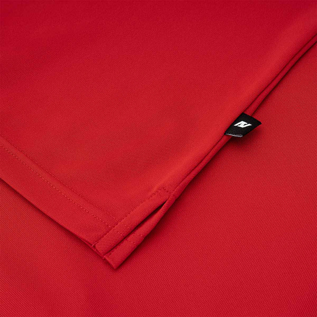 ARI CLASSIC BREATHABLE POLO - LAVA RED/WHITE