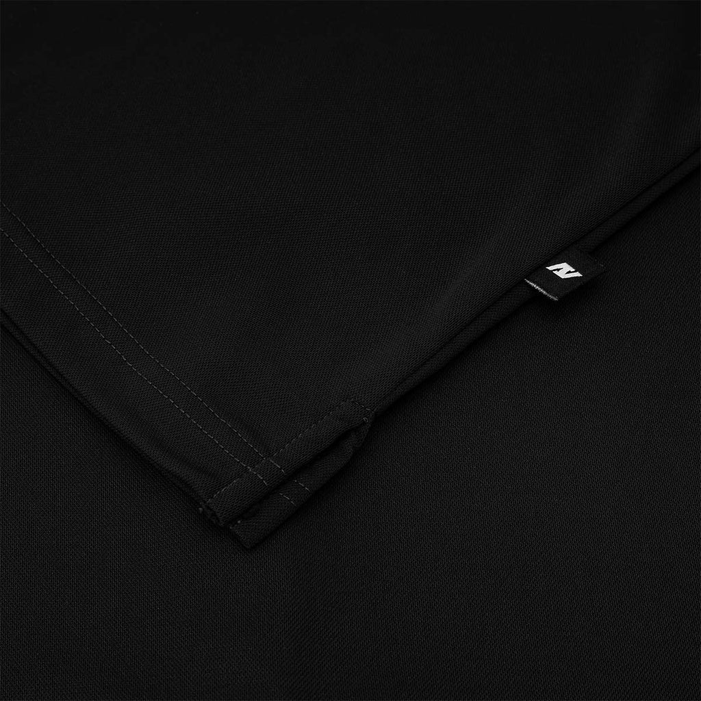 ARI CLASSIC BREATHABLE POLO - MIDNIGHT BLACK/WHITE