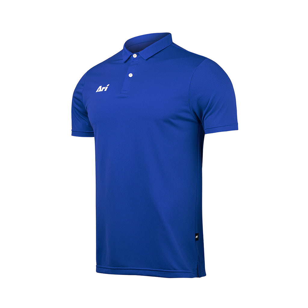 ARI CLASSIC BREATHABLE POLO - OCEAN BLUE/WHITE