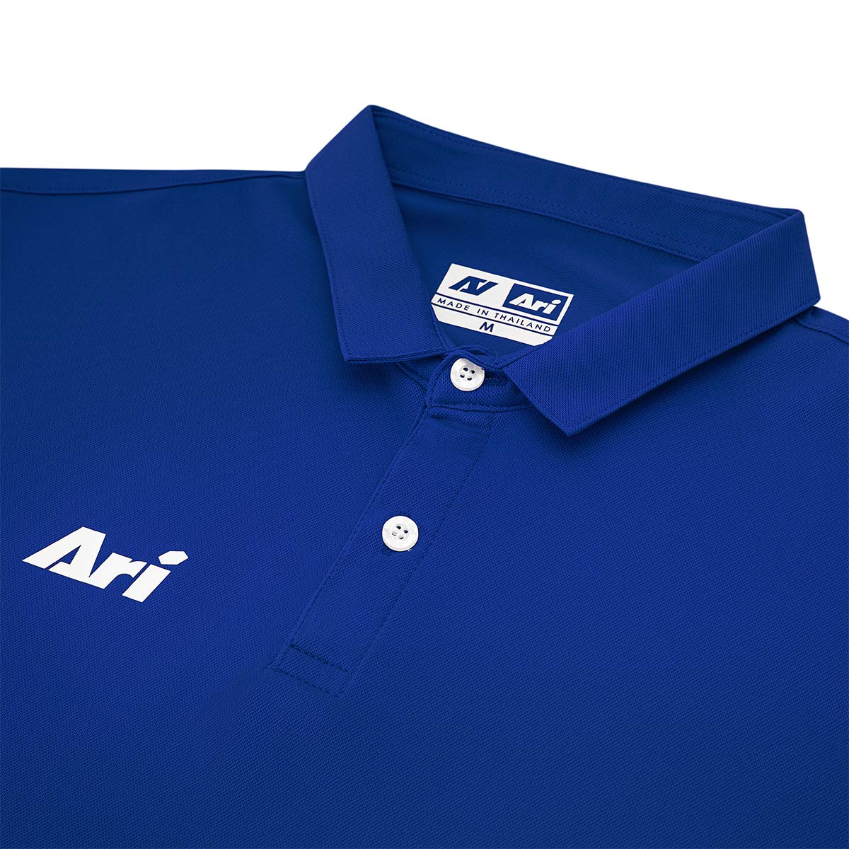 ARI CLASSIC BREATHABLE POLO - OCEAN BLUE/WHITE