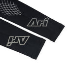 ARI COMPRESSION ARM SLEEVES - BLACK/WHITE/BLACK