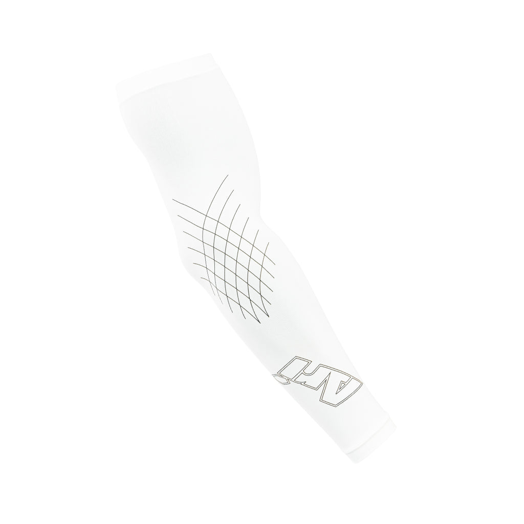 ARI COMPRESSION ARM SLEEVES - WHITE/BLACK/WHITE