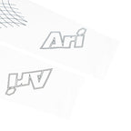 ARI COMPRESSION ARM SLEEVES - WHITE/BLACK/WHITE