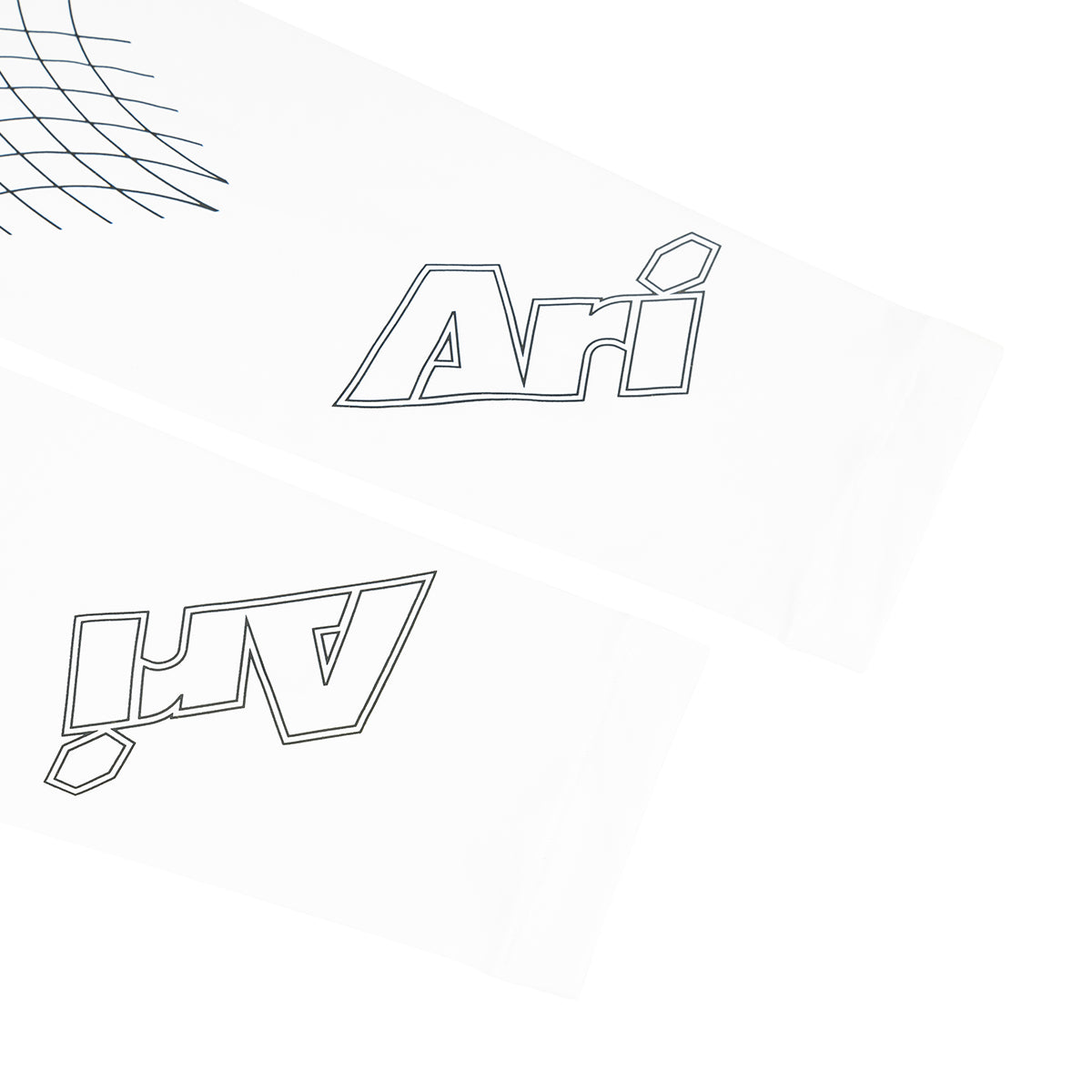 ARI COMPRESSION ARM SLEEVES - WHITE/BLACK/WHITE