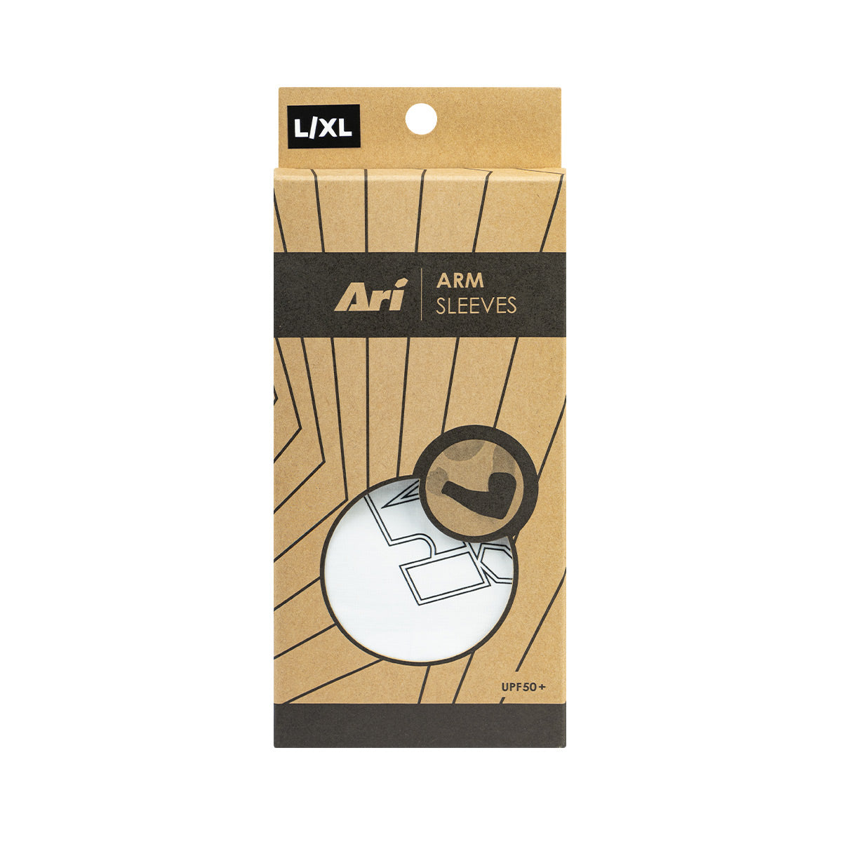 ARI COMPRESSION ARM SLEEVES - WHITE/BLACK/WHITE