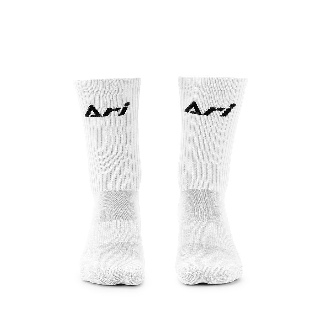 ARI CREW SOCKS - WHITE