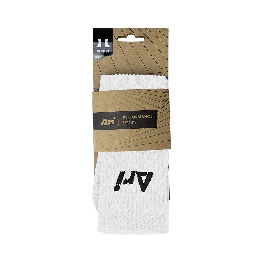 ARI CREW SOCKS - WHITE