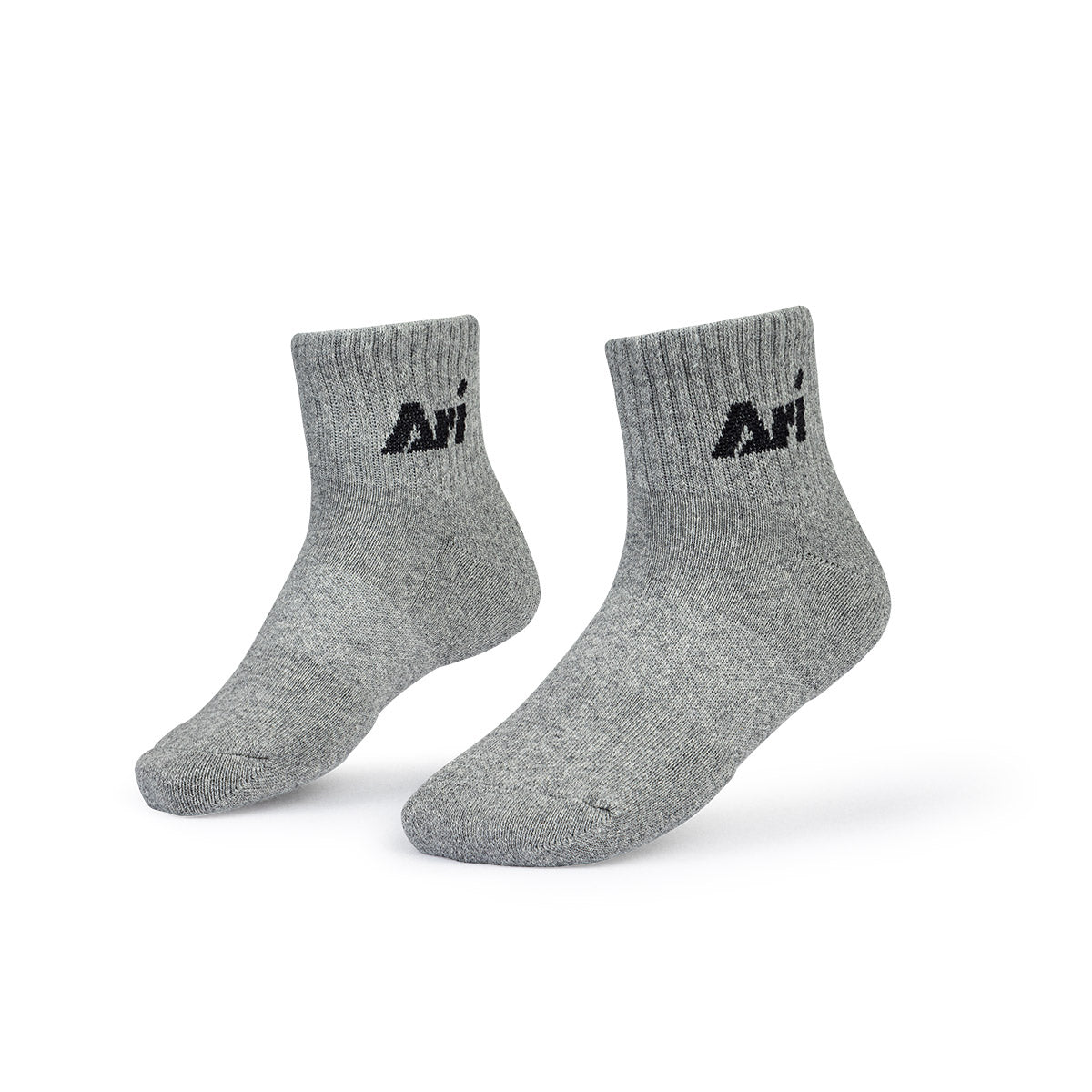 ARI DAILY KIDS QUARTER SOCKS - BLACK/GREY/WHITE