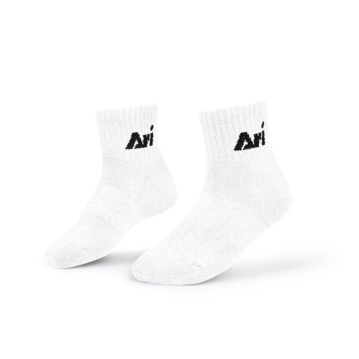 ARI DAILY KIDS QUARTER SOCKS - BLACK/GREY/WHITE