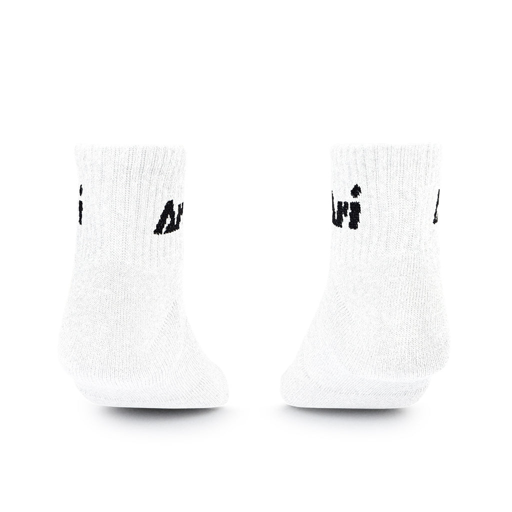 ARI DAILY KIDS QUARTER SOCKS - BLACK/GREY/WHITE