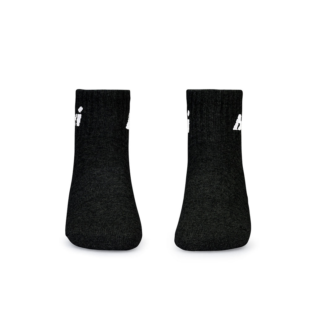 ARI DAILY KIDS QUARTER SOCKS - BLACK/GREY/WHITE