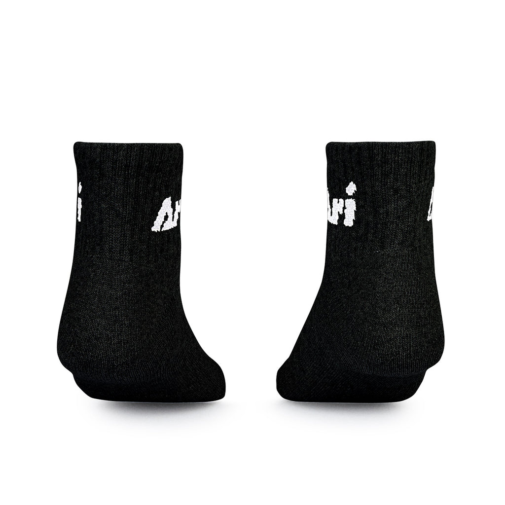 ARI DAILY KIDS QUARTER SOCKS - BLACK/GREY/WHITE