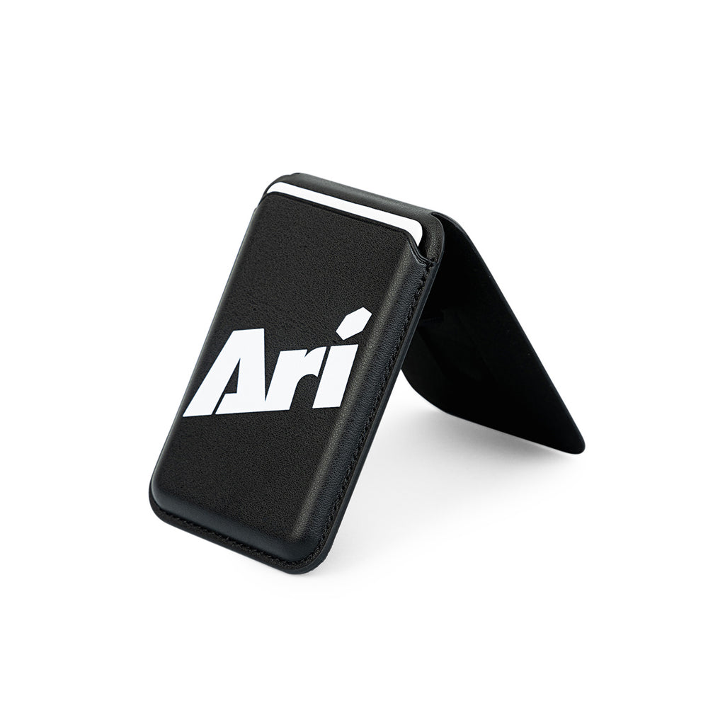 ARI DAILY PORTABLE MAGSAFE WALLET - BLACK/WHITE/BLACK