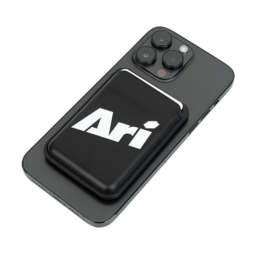 ARI DAILY PORTABLE MAGSAFE WALLET - BLACK/WHITE/BLACK