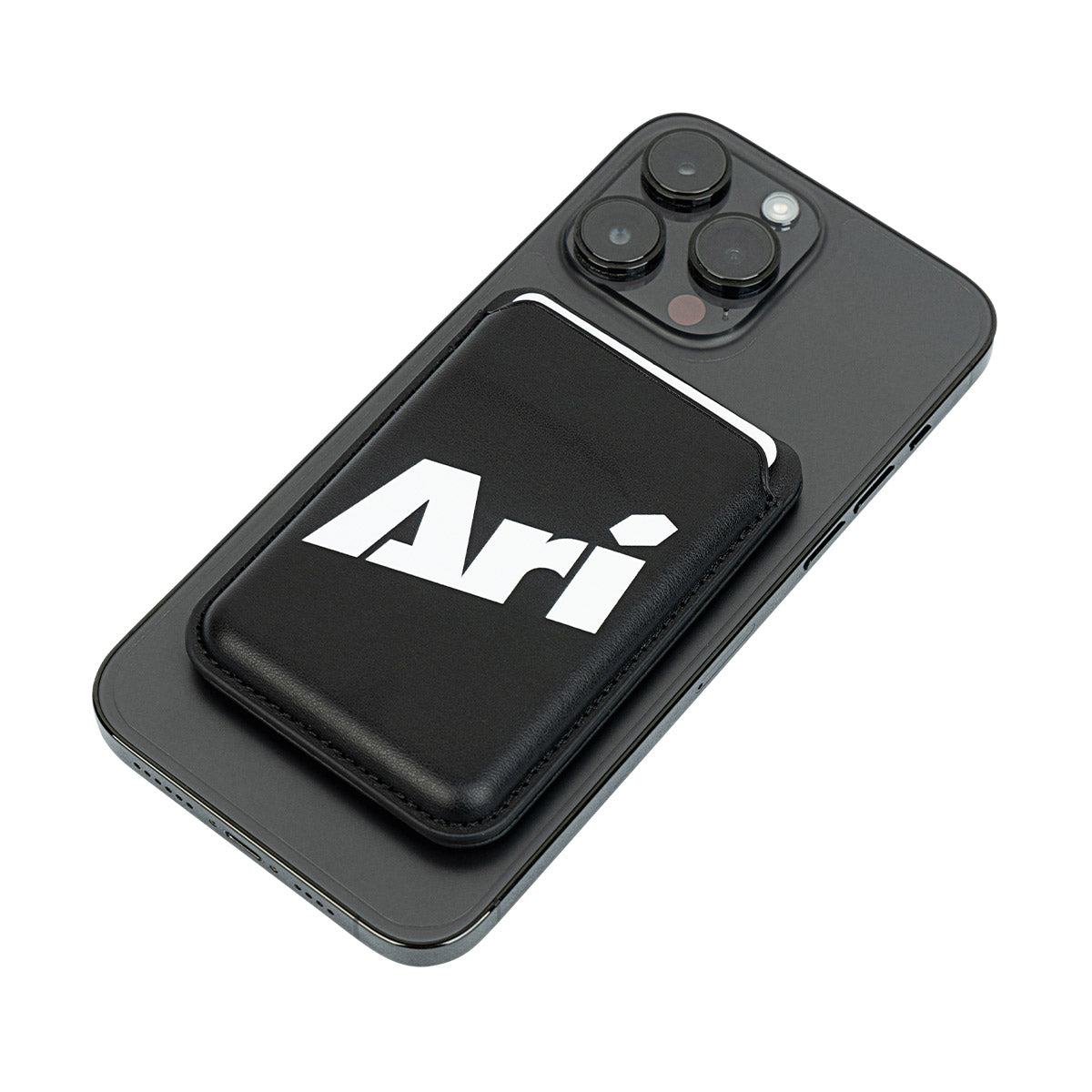 ARI DAILY PORTABLE MAGSAFE WALLET - BLACK/WHITE/BLACK