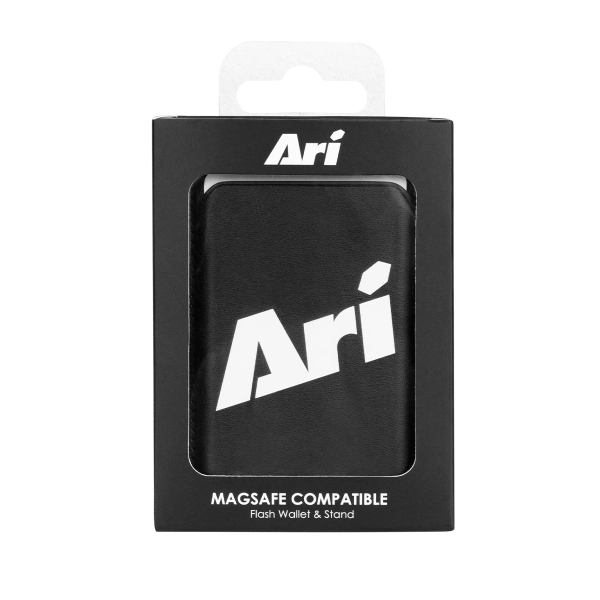 ARI DAILY PORTABLE MAGSAFE WALLET - BLACK/WHITE/BLACK