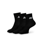 ARI DAILY QUARTER SOCKS - BLACK/BLACK/BLACK