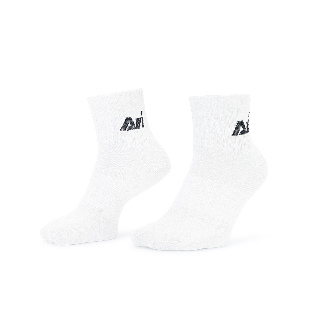 ARI DAILY QUARTER SOCKS - WHITE/WHITE/WHITE