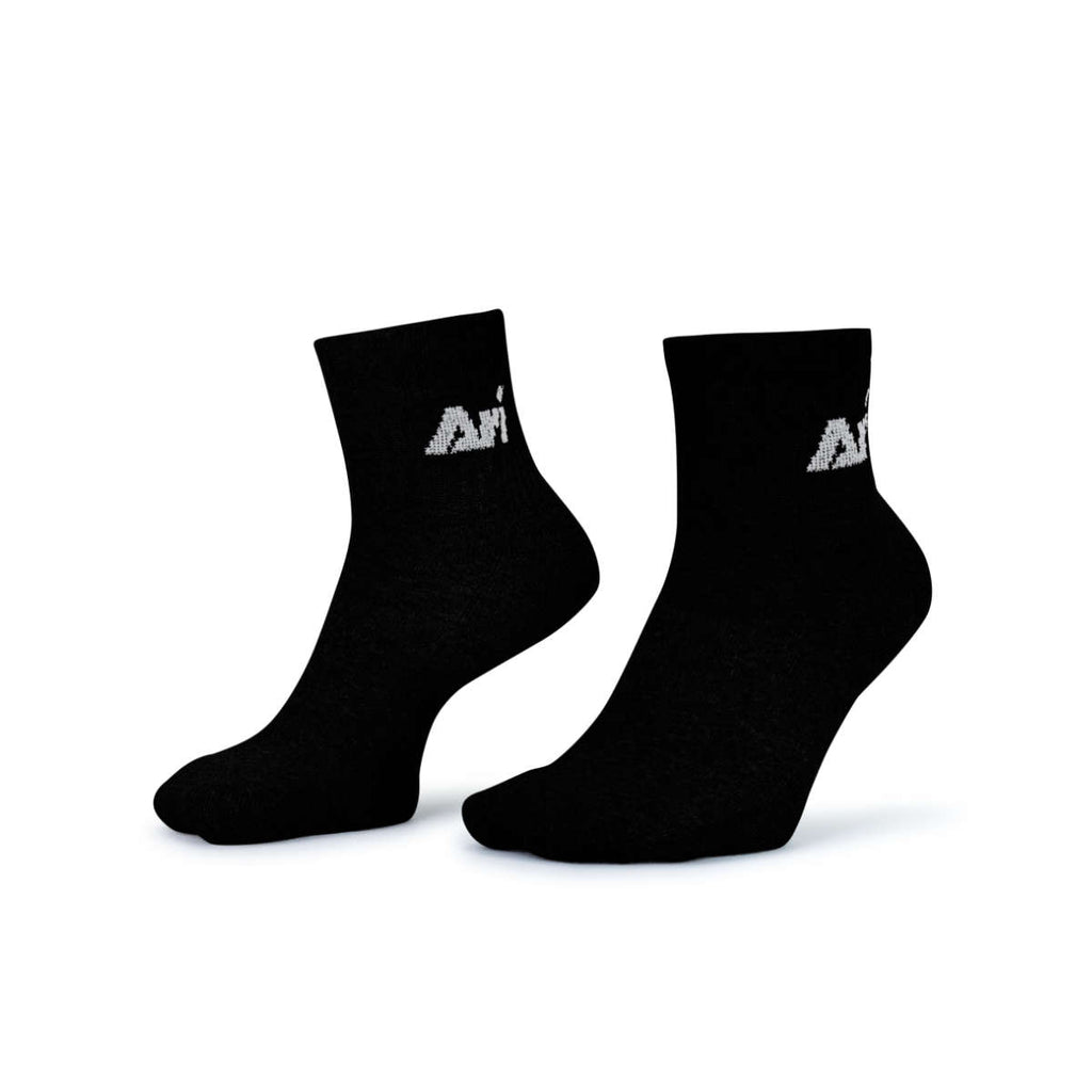 ARI DAILY QUARTER SOCKS - BLACK/GREY/WHITE