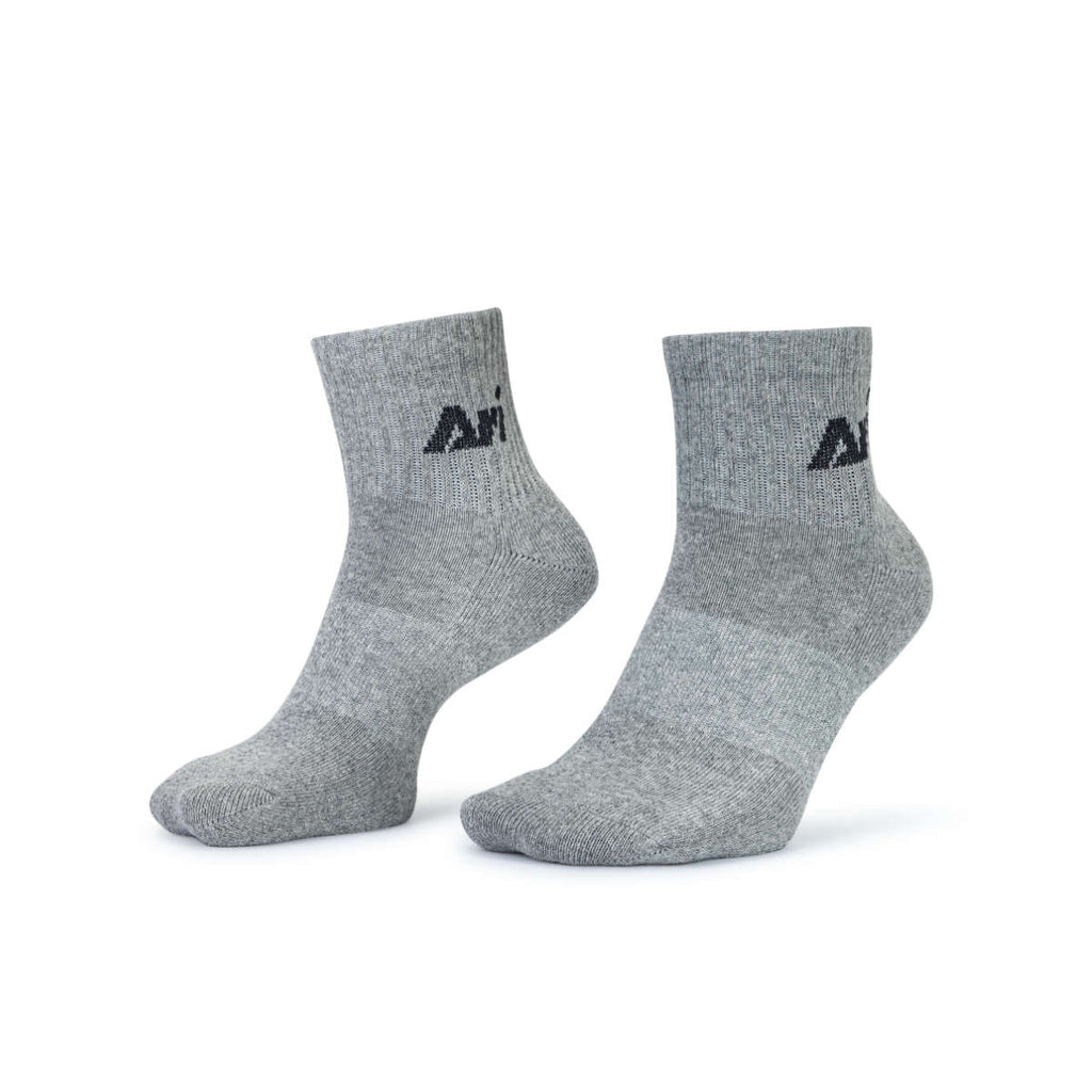 ARI DAILY QUARTER SOCKS - BLACK/GREY/WHITE