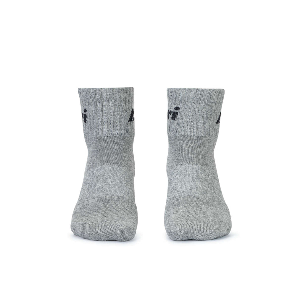 ARI DAILY QUARTER SOCKS - BLACK/GREY/WHITE