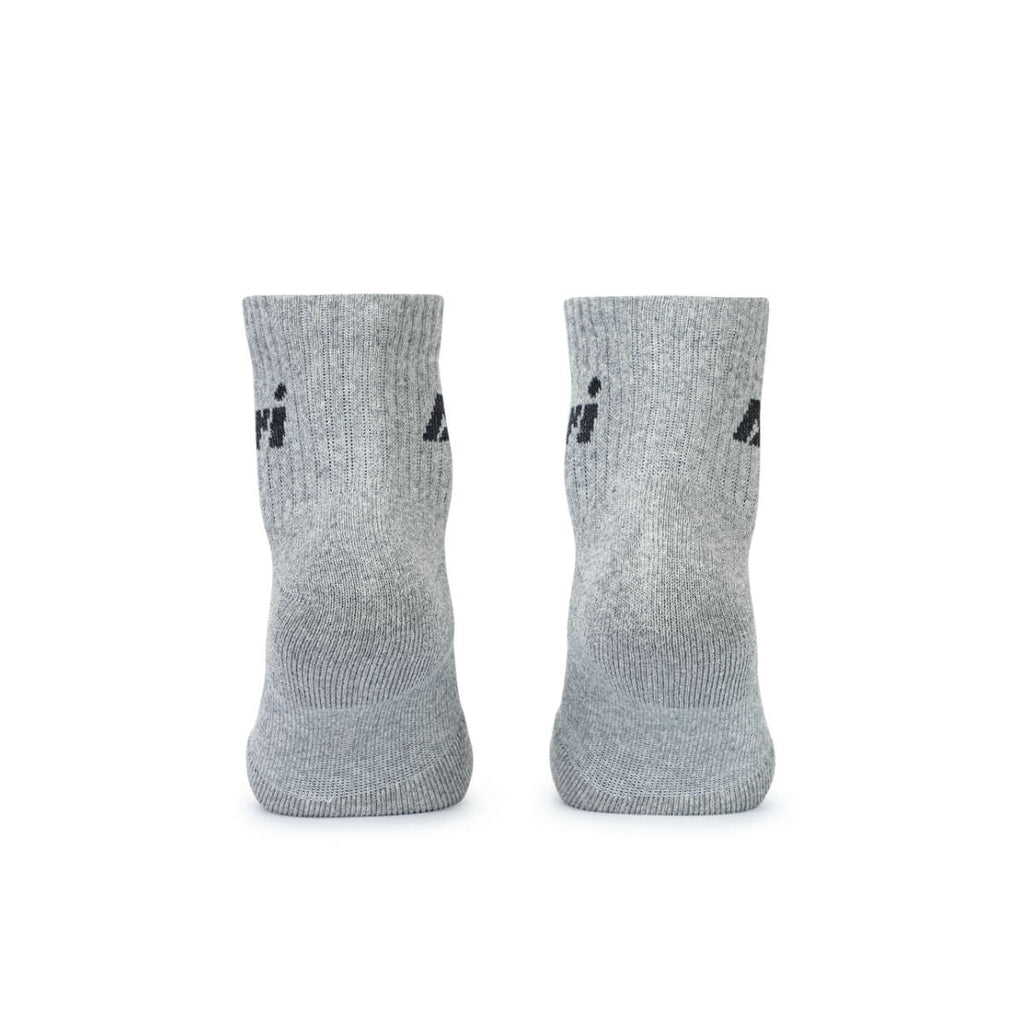 ARI DAILY QUARTER SOCKS - BLACK/GREY/WHITE