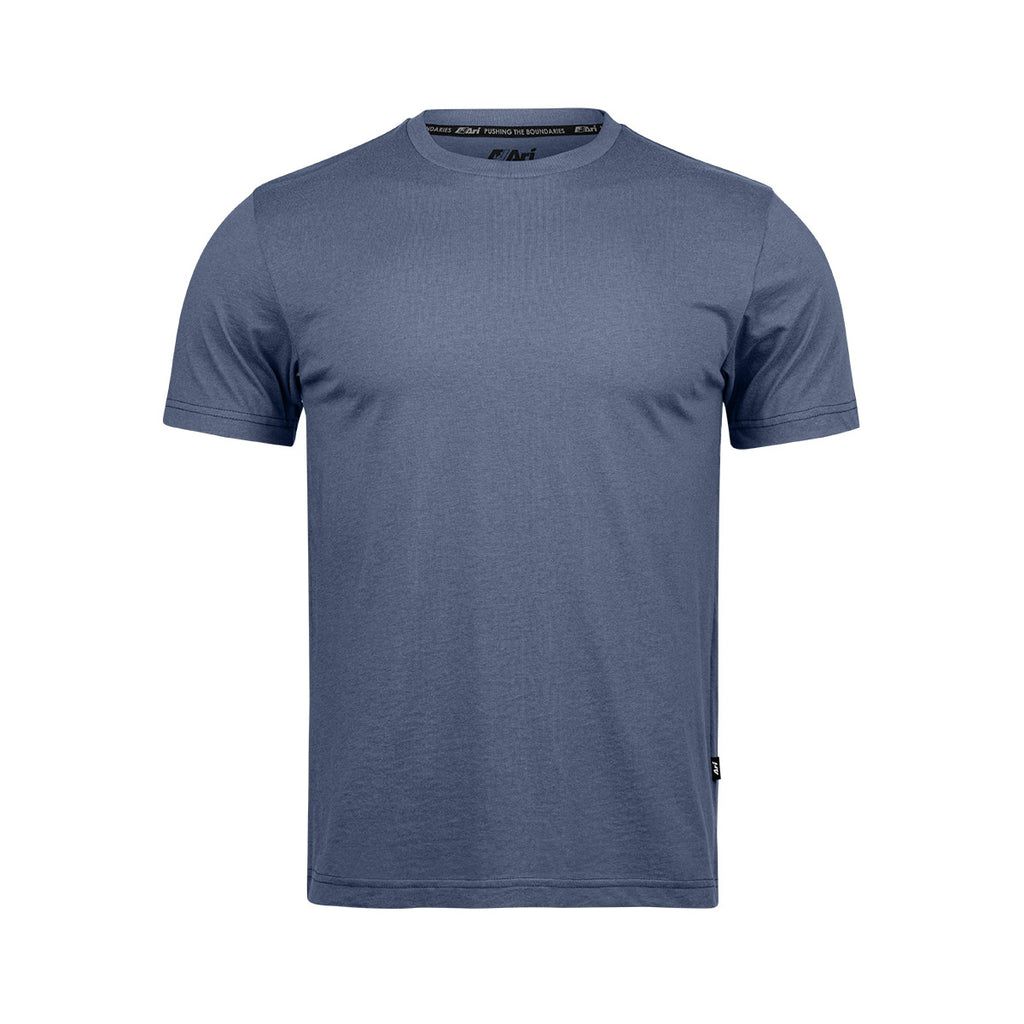 ARI EASY LIFESTYLE TEE - ASH BLUE GREY/ASH BLUE GREY/BLACK