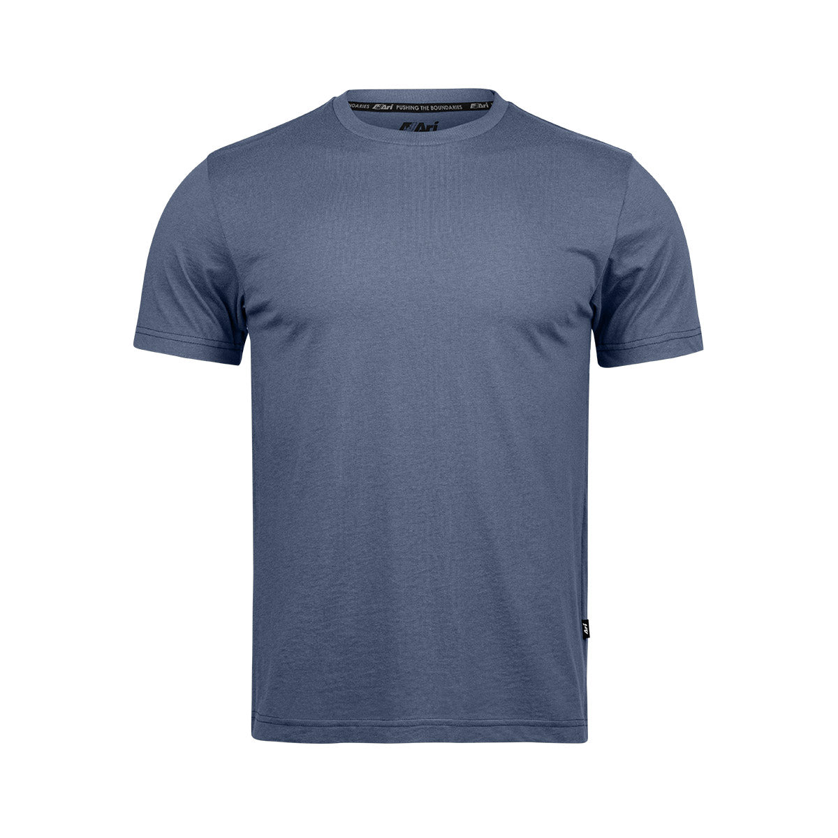 ARI EASY LIFESTYLE TEE - ASH BLUE GREY/ASH BLUE GREY/BLACK